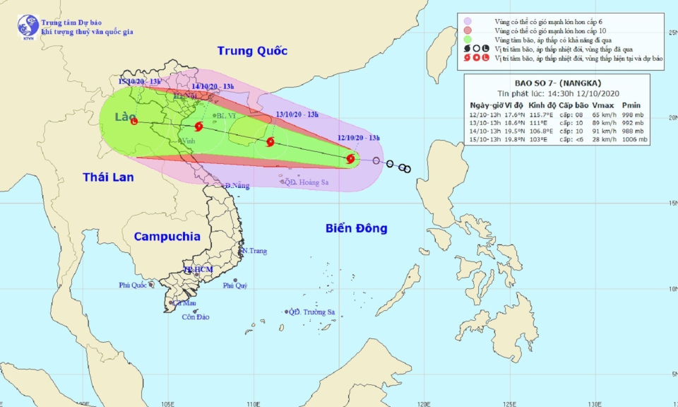 Thủ tướng ra công điện về khắc phục hậu quả mưa lũ và ứng phó với bão số 7