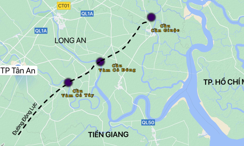 Gần 2.300 tỷ đồng xây dựng 3 cầu kết nối trục động lực TP.HCM &#8211; Long An &#8211; Tiền Giang