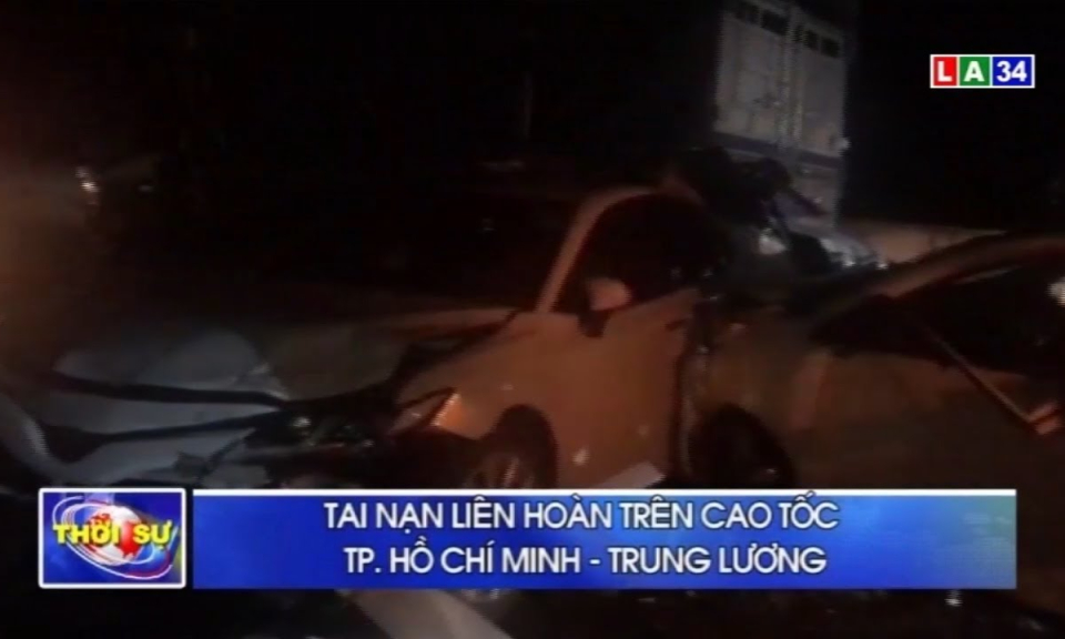 Tai nạn liên hoàn trên cao tốc TP.Hồ Chí Minh &#8211; Trung Lương