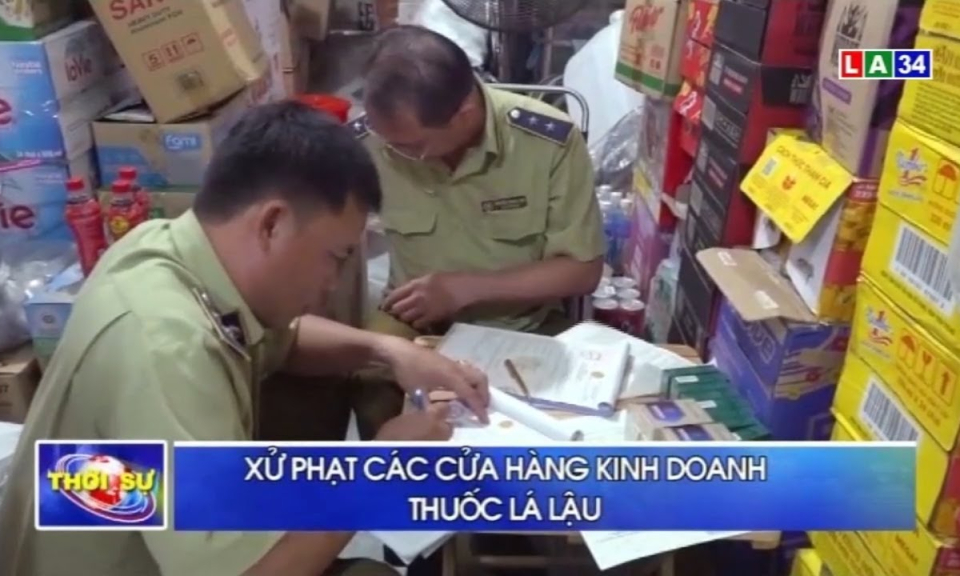 Xử phạt các cửa hàng kinh doanh thuốc lá lậu