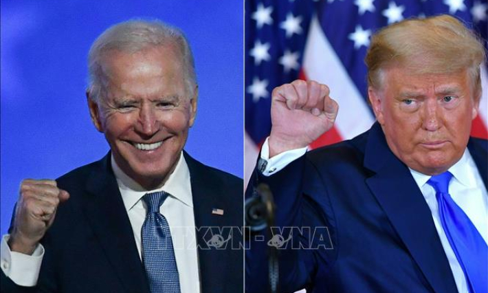 Ông J.Biden tiếp tục dẫn trước Tổng thống D.Trump khoảng 3,8 triệu phiếu phổ thông