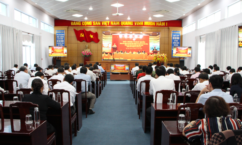 Hội nghị trực tuyến toàn quốc tổng kết công tác dân vận