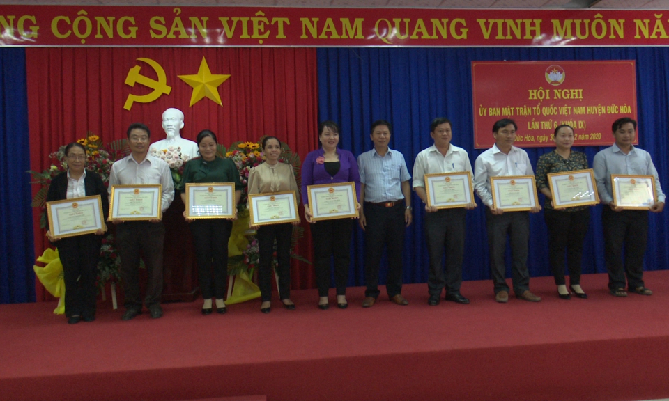 Hội nghị lần thứ 6 UBMTTQVN huyện Đức Hòa