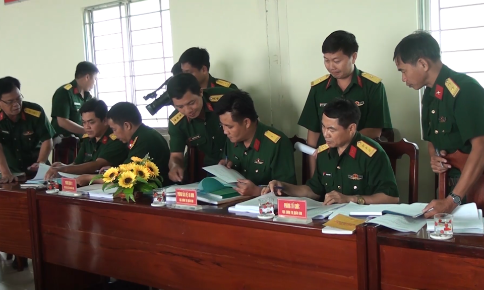 Tân Hưng: Quân khu 7 kiểm tra công tác tuyển quân năm 2021