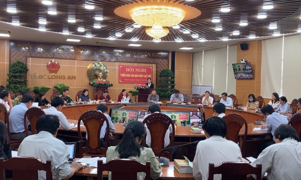 Tỉnh Long An pháp giới thiệu văn bản pháp luật mới.