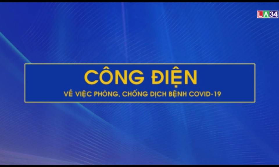 Công điện của Thủ tướng Chính phủ về việc phòng chống dịch bệnh Covid-19