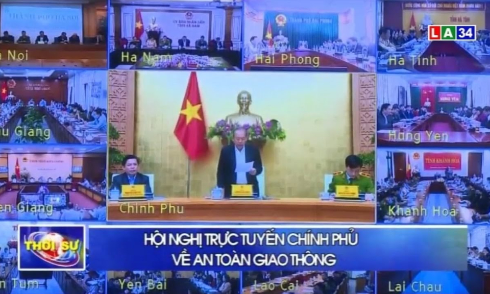 Hội nghị trực tuyến Chính phủ về an toàn giao thông