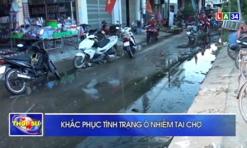 Tân Hưng: Khắc phục tình trạng ô nhiễm tại chợ