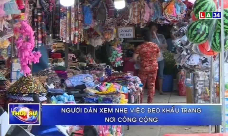 Người dân vẫn xem nhẹ việc đeo khẩu trang nơi công cộng