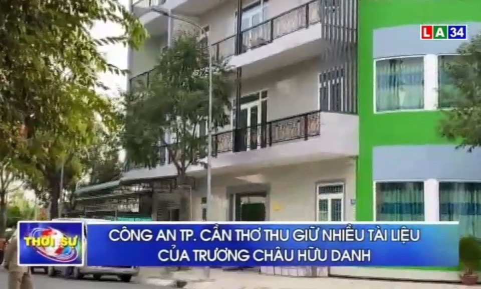 Công an TP.Cần Thơ thu giữ nhiều tài liệu của Trương Châu Hữu Danh