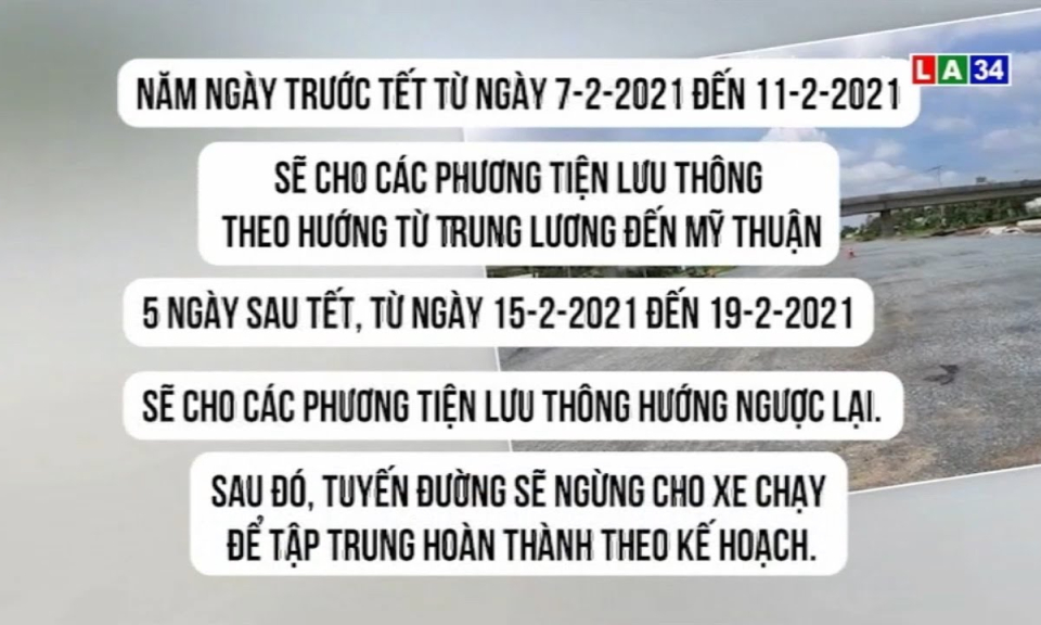 Chính thức thông tuyến cao tốc Trung Lương &#8211; Mỹ Thuận