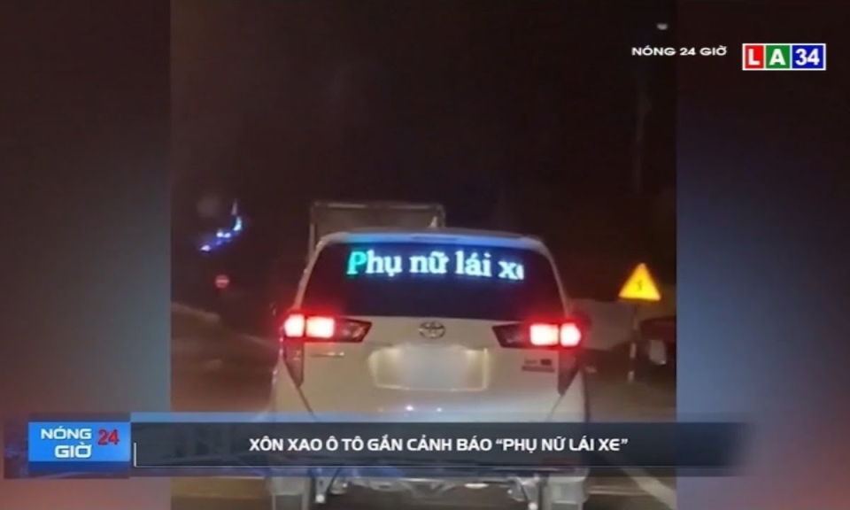 Camera nóng | Xôn xao ô tô gắn cảnh báo &#8220;phụ nữ lái xe&#8221;