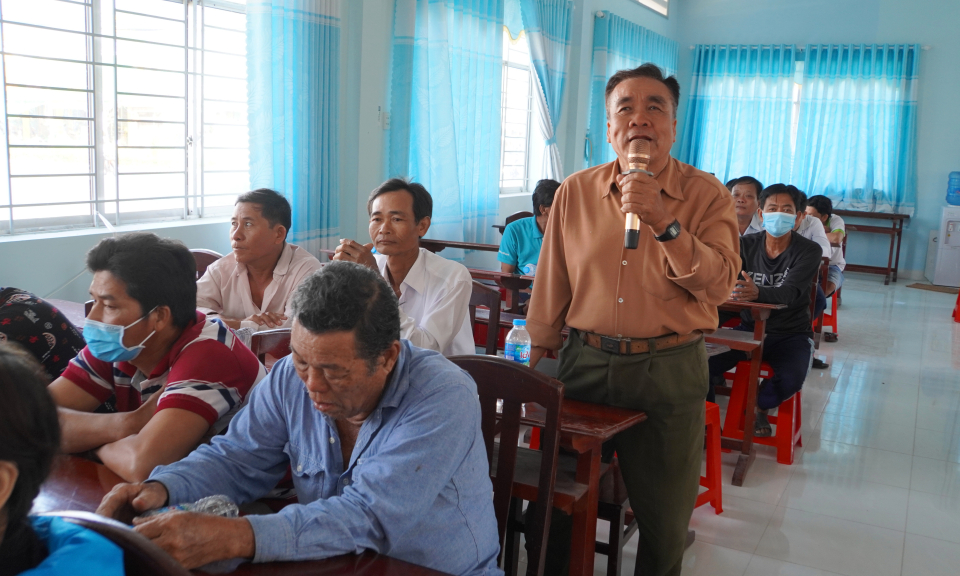 Mộc Hóa: Tọa đàm quản lý dịch hại trên lúa vụ Đông Xuân 2020-2021