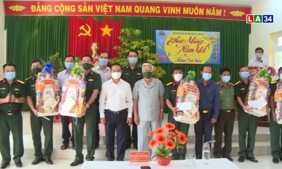 Long An: Lãnh đạo tỉnh thăm và chúc Tết các cơ quan, đơn vị