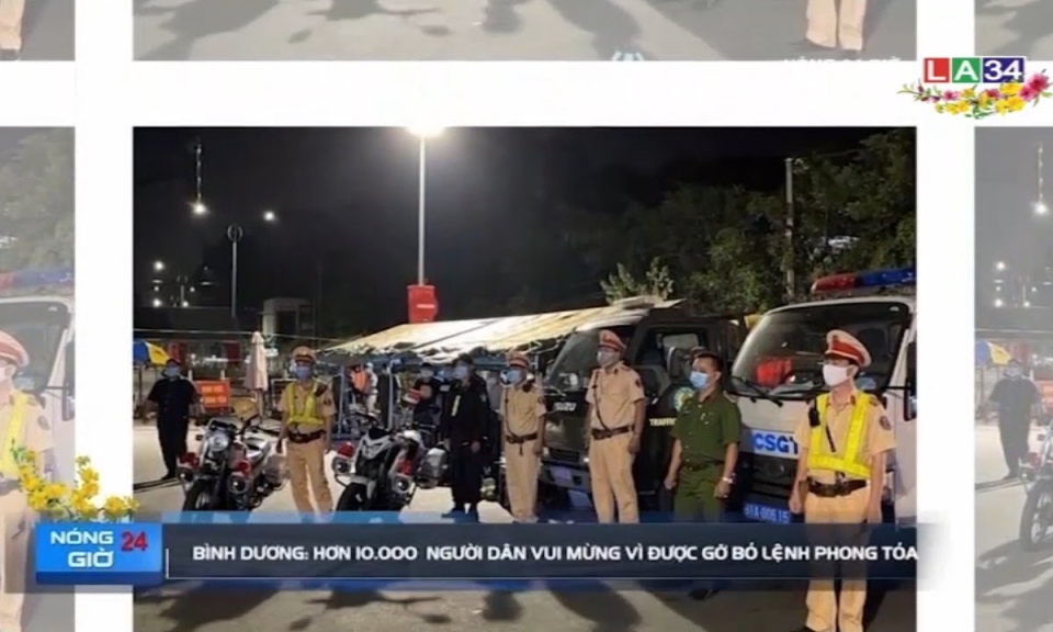 Bình Dương: Hơn 10.000 người dân vui mừng vì được gỡ lệnh phong tỏa