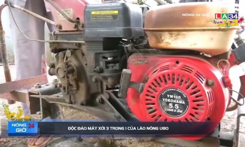 Độc đáo máy xới 3 trong 1 của lão nông U80