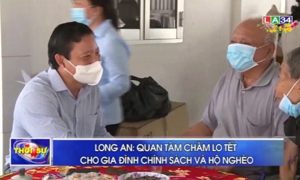 Long An: Quan tâm chăm sóc lo Tết cho gia đình chính sách và hộ nghèo