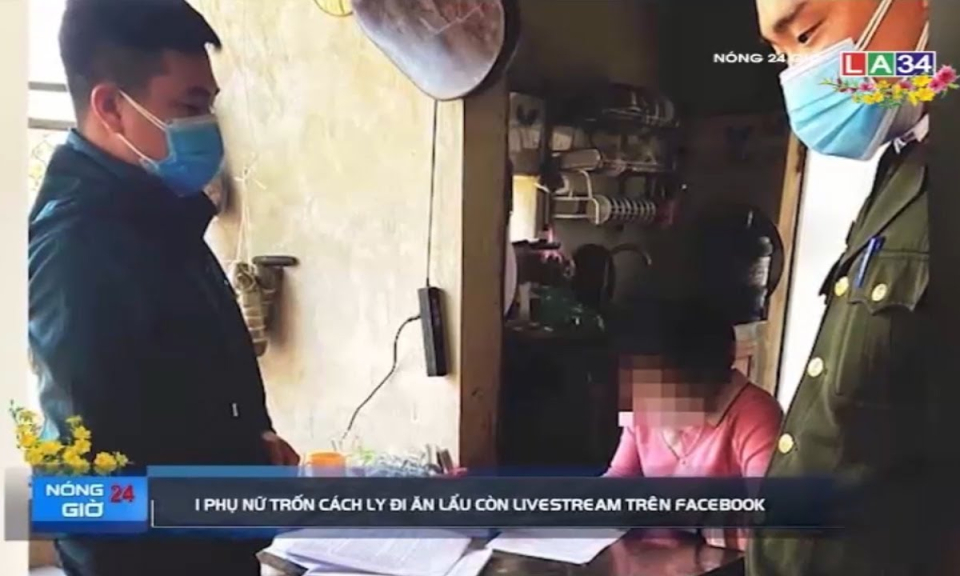 Một phụ nữ trốn cách ly đi ăn lẩu còn livestream trên Facebook