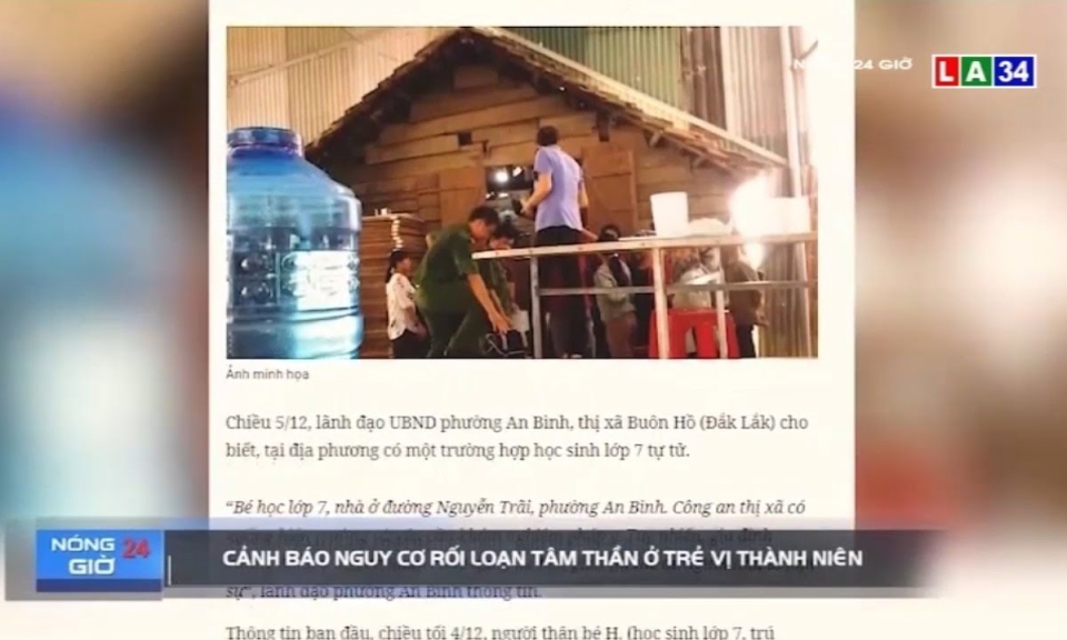 Cảnh báo nguy cơ rối loạn tâm thần ở trẻ vị thành niên