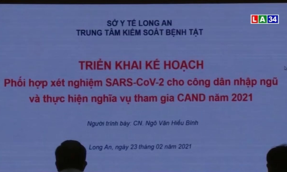 Long An: Tập huấn xét nghiệm SARS-CoV-2