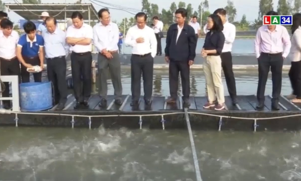 Bí thư Tỉnh ủy Long An – Nguyễn Văn Được làm việc tại huyện Tân Hưng và Vĩnh Hưng