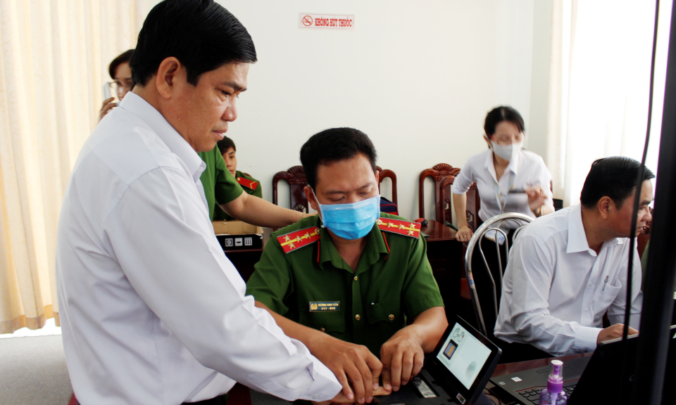 Cần Đước: Triển khai cấp căn cước công dân