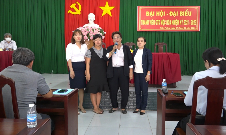 Quỹ tín dụng nhân dân Mộc Hóa Đại hội thành viên, nhiệm kỳ 2021-2025