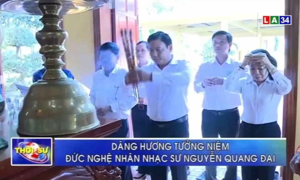 Dâng hương tưởng niệm đức nghệ nhân – nhạc sư Nguyễn Quang Đại