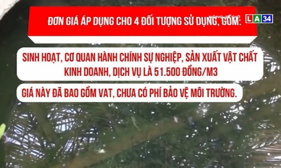 Bến Tre: Quy định giá tiêu thụ nước không bị nhiễm mặn trong thời gian hạn mặn