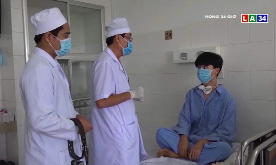Vướng dây ở công trình, nam thanh niên bị đứt lìa khí quản