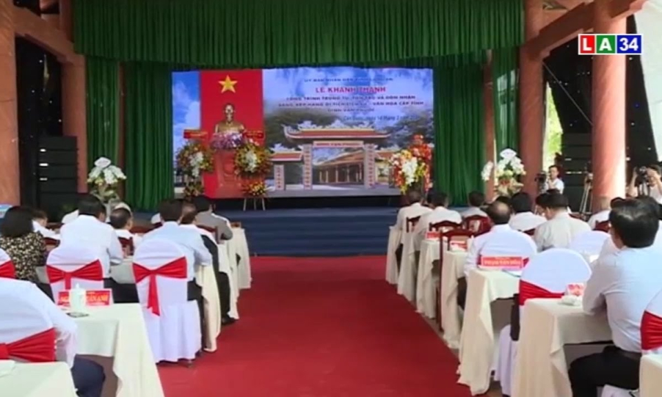 Long An: Đình Vạn Phước đón nhận Bằng Di tích lch sử &#8211; văn hóa cấp tỉnh