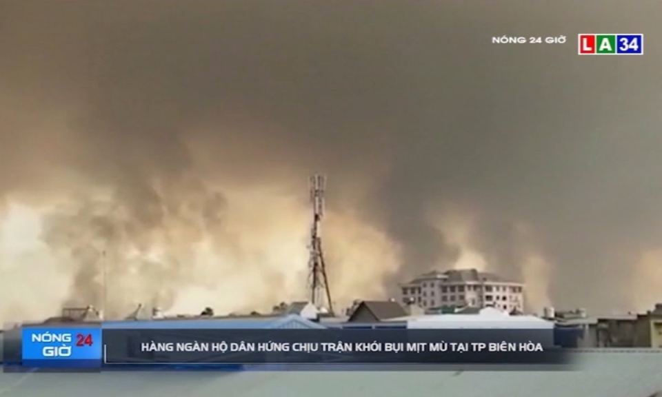 Hàng ngàn hộ dân hứng chịu trận khói bụi mịt mù tại TP Biên Hòa