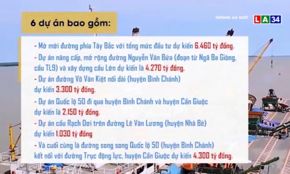 Đề xuất 6 dự án kết nối TP.HCM &#8211; Long An hơn 21.000 tỷ đồng