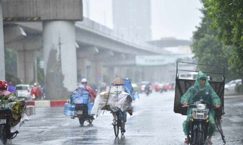 Các khu vực trên cả nước ngày nắng, rải rác có mưa rào