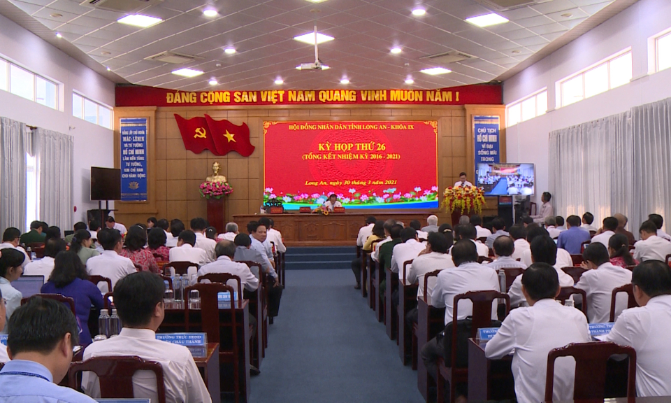 Khai mạc kỳ họp HĐND tỉnh Long An lần thứ 26 khóa IX