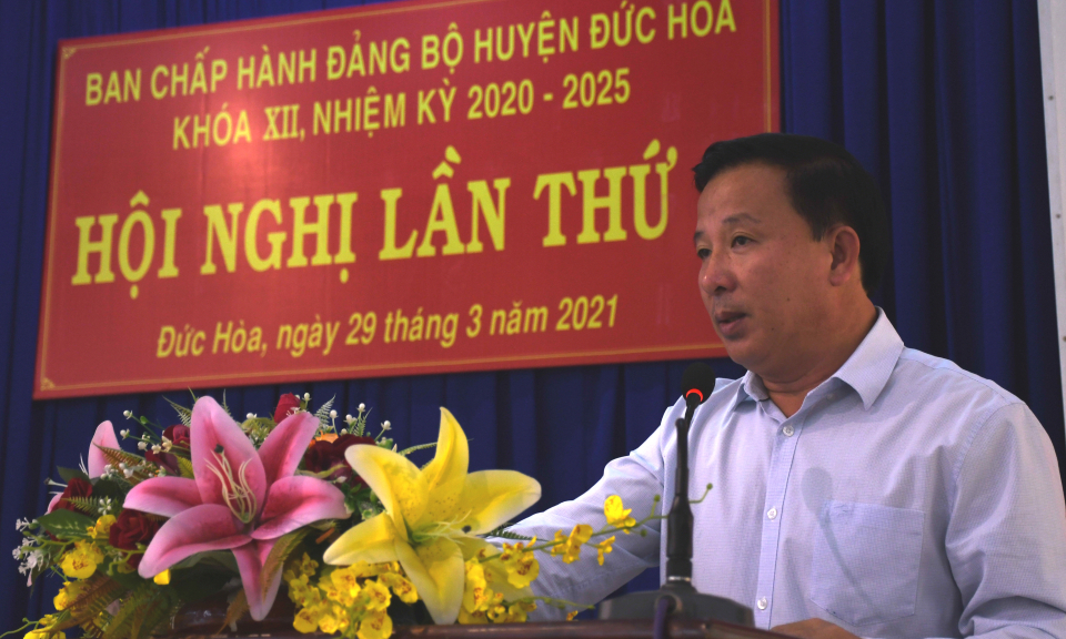 Hội nghị huyện ủy Đức Hòa lần thứ 5