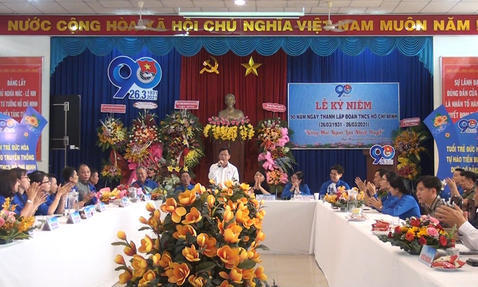 Đức Hòa: Họp mặt kỷ niệm 90 năm ngày thành lập Đoàn thanh niên cộng sản Hồ Chí Minh