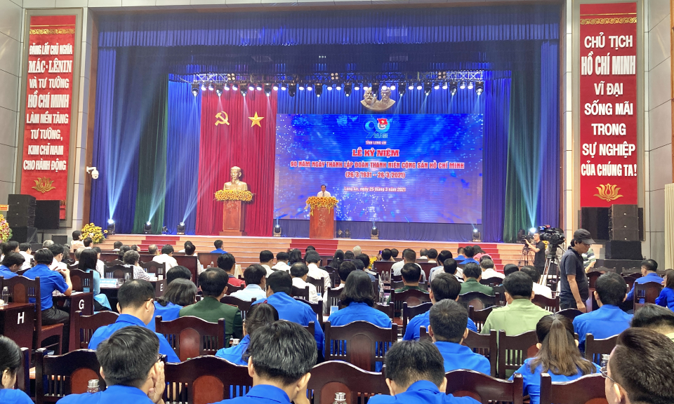Tỉnh Đoàn Long An kỷ niệm 90 năm thành lập Đoàn TNCS Hồ Chí Minh