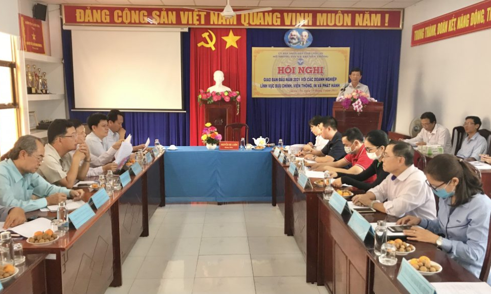 Hội nghị giao ban các doanh nghiệp bưu chính, viễn thông, in ấn, phát hành.