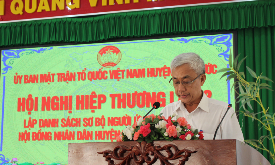 Huyện Cần Đước và Mộc Hóa tổ chức Hội nghị hiệp thương lần 2