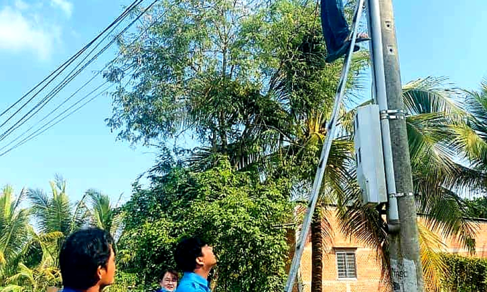 TP Tân An: Nhiều tuyến đường “Sáng &#8211; xanh &#8211; sạch &#8211; đẹp”