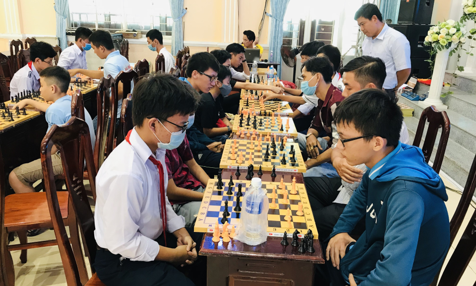 Khai mạc giải cờ vua, chào mừng Đại hội TDTT huyện Cần Giuộc lần thứ IX năm 2021