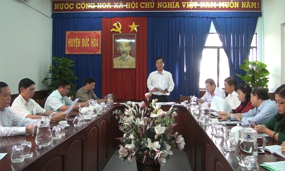 Đức Hòa: Giám sát việc chấp hành pháp luật trong lĩnh vực hành nghề y dược tư nhân