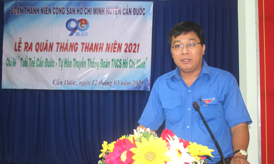 Huyện đoàn Cần Đước ra quân Tháng thanh niên năm 2021
