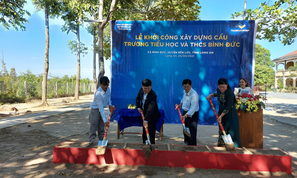 Bến Lức: Khởi công cầu giao thông nông thôn
