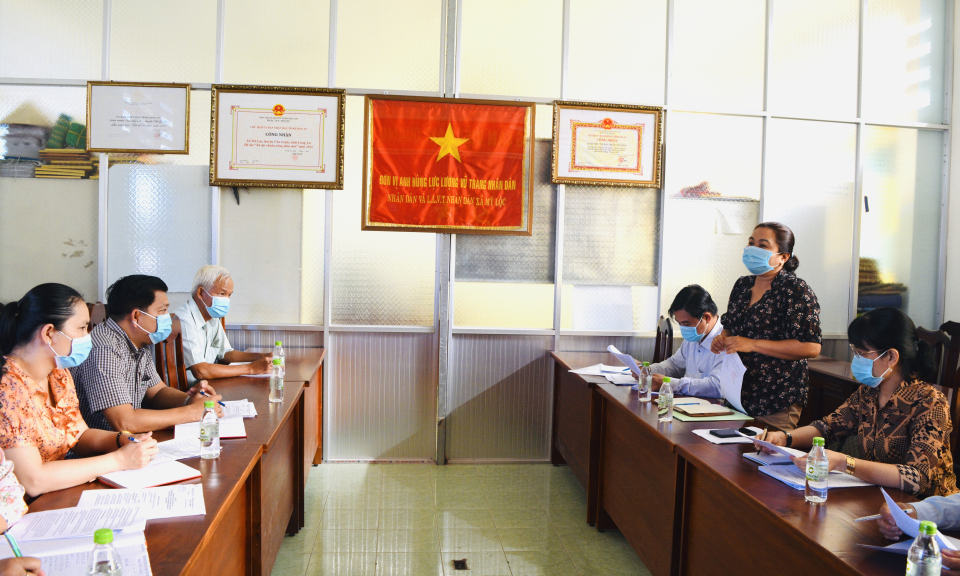 Cần Giuộc: Kiểm tra công tác chuẩn bị bầu cử Đại biểu Quốc hội khóa XV và Đại biểu HĐND các cấp