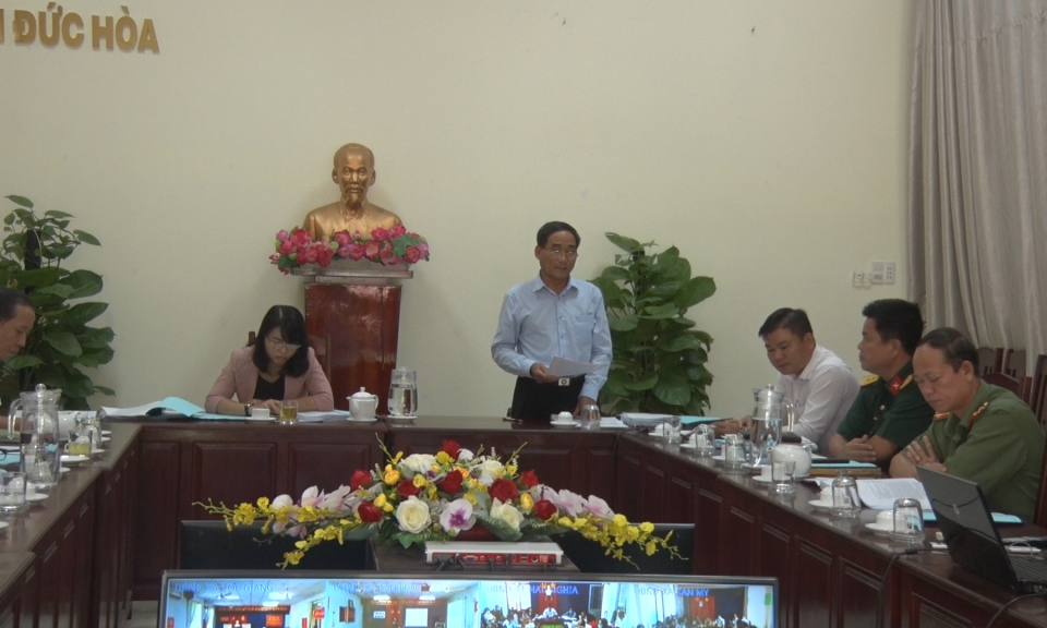 Đức Hòa: Tập huấn nghiệp vụ công tác bầu cử đại biểu QH và HĐND các cấp