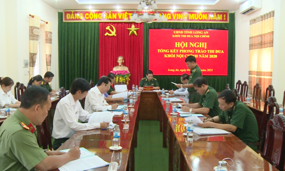 Tổng kết phong trào thi đua Khối Nội chính năm 2020