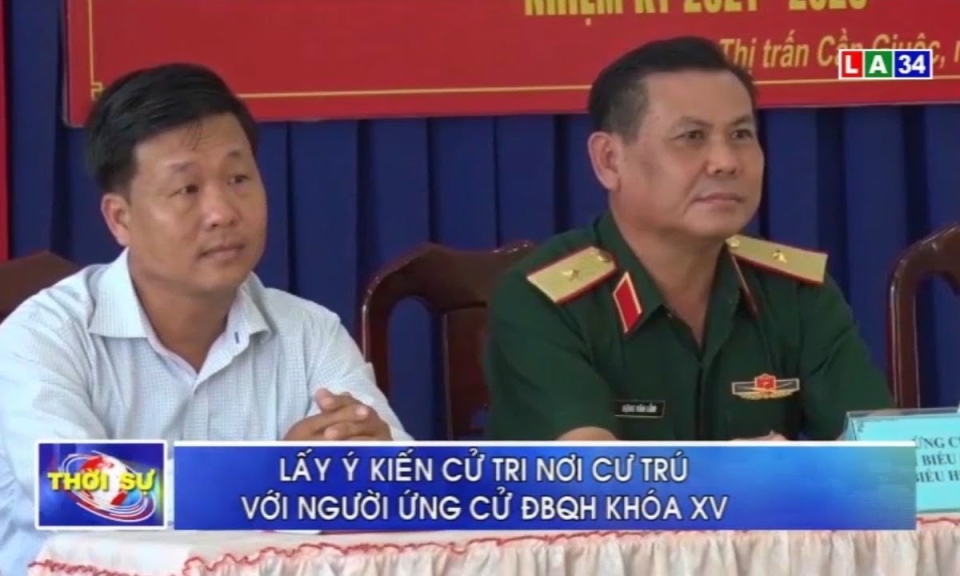 Cần Giuộc: Lấy ý kiến nơi cư trú đối với người ứng cử đại biểu Quốc hội khóa XV