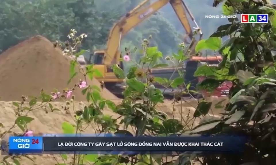Lạ đời công ty gây sạt lở sông Đồng Nai vẫn được khai thác cát